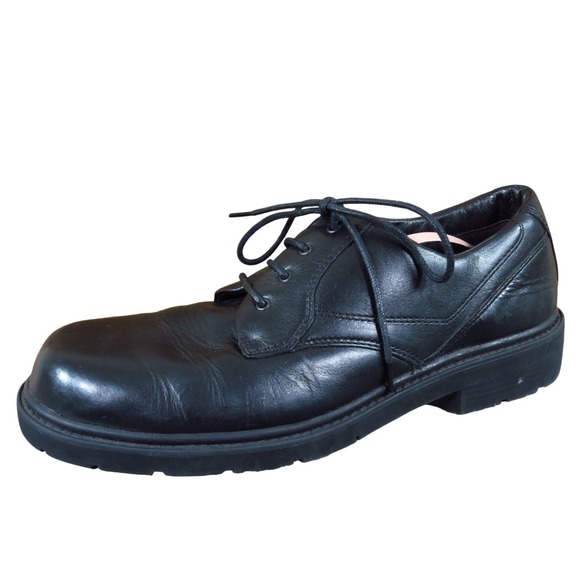 nunn bush black dress shoes Nunn Bush Chase Work Men's Plain Toe Oxford Shoes, Size: 8.5, Black
